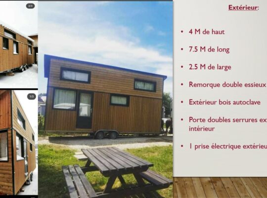 Tiny House quasiment Neuve équipé